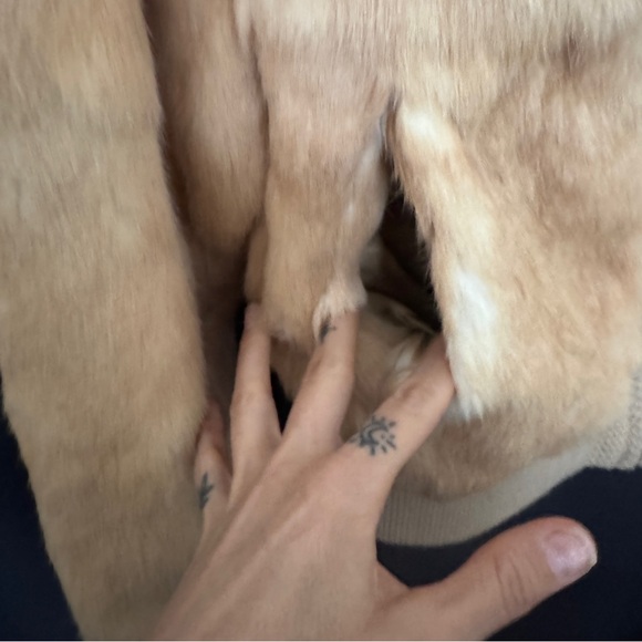 Dino Ricco Genuine Rabbit Fur Jacket - Picture 4 of 6